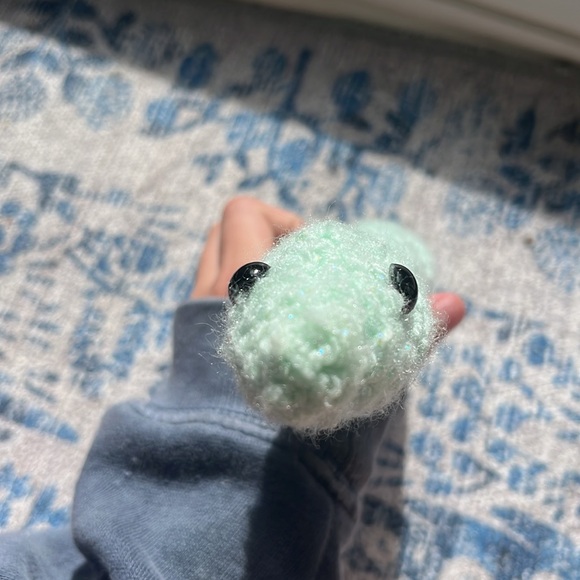 Teal glittery scented snake - Picture 2 of 4